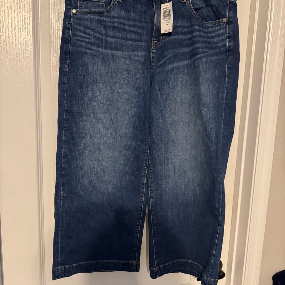 Torrid Blue Denim Capris